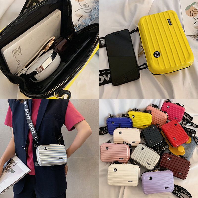 Bolso Bandolera Para Teléfono Sólido De 6.3 Pulgadas Para Mujer