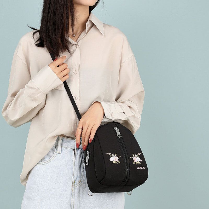 Bolso Bandolera Pequeño Bordado Para Mujer Pequeño Portátil De Tendencia Bandolera