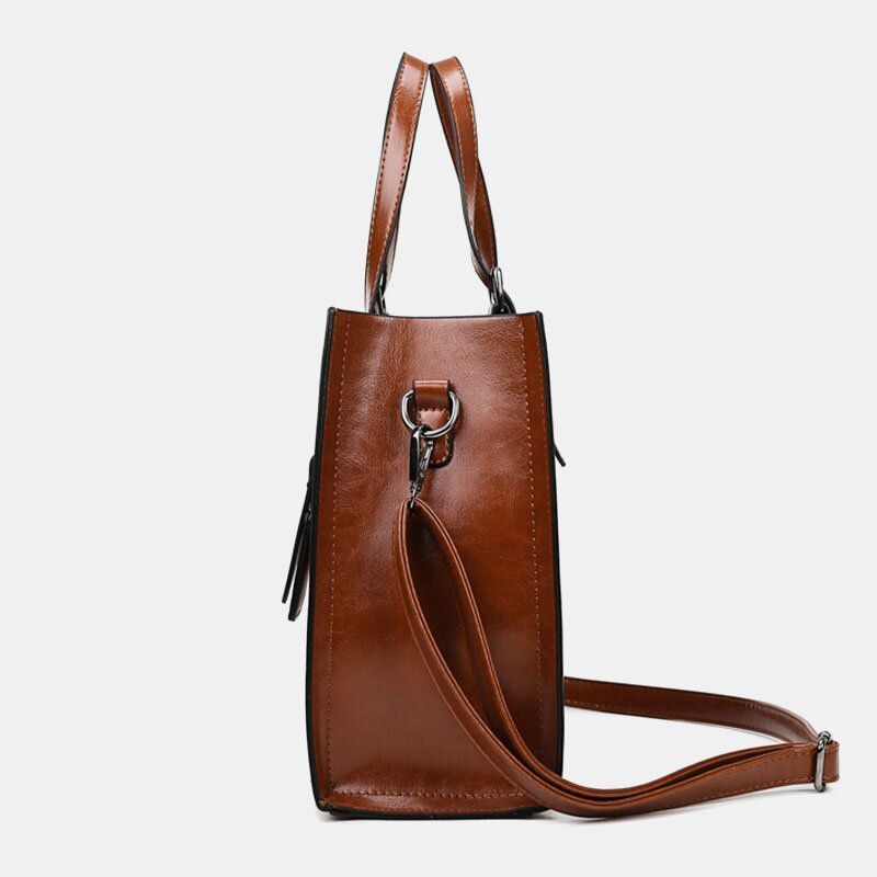 Bolso Bandolera Retro De Gran Capacidad Para Mujer Bolso Bandolera