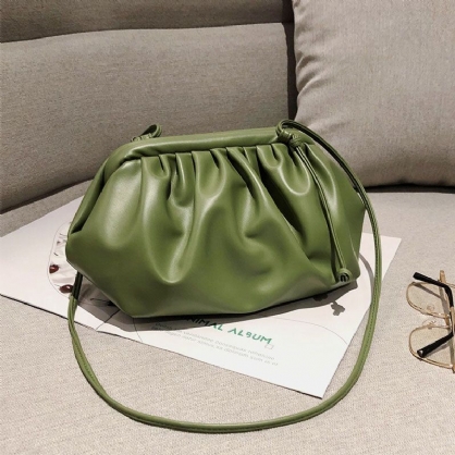 Bolso Bandolera Sólido De Moda Para Mujer Bolso Bandolera