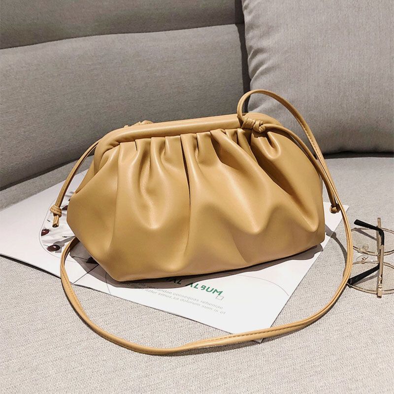 Bolso Bandolera Sólido De Moda Para Mujer Bolso Bandolera