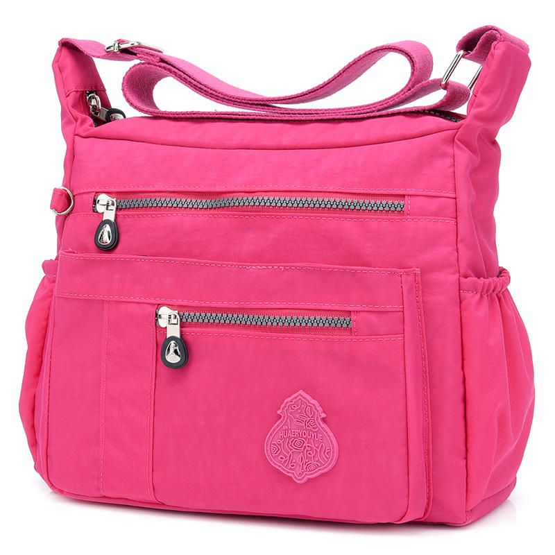 Bolso Bandolera Sólido De Nailon De Ocio Para Mujer Bolso Impermeable