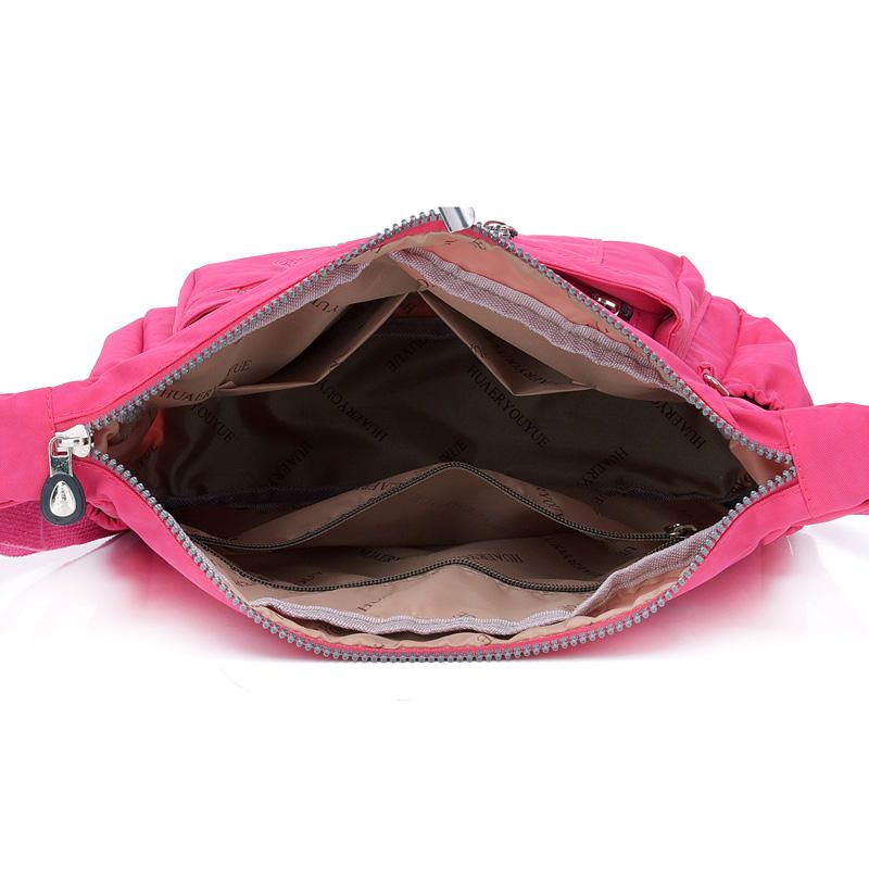 Bolso Bandolera Sólido De Nailon De Ocio Para Mujer Bolso Impermeable