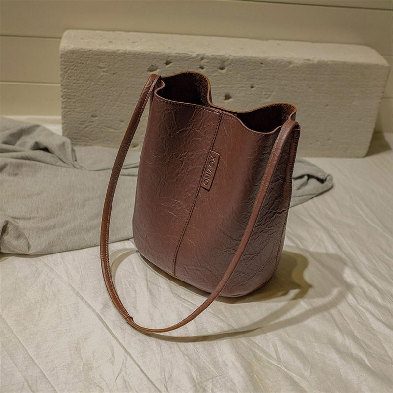 Bolso Bandolera Sólido Para Mujer Bolso Bandolera