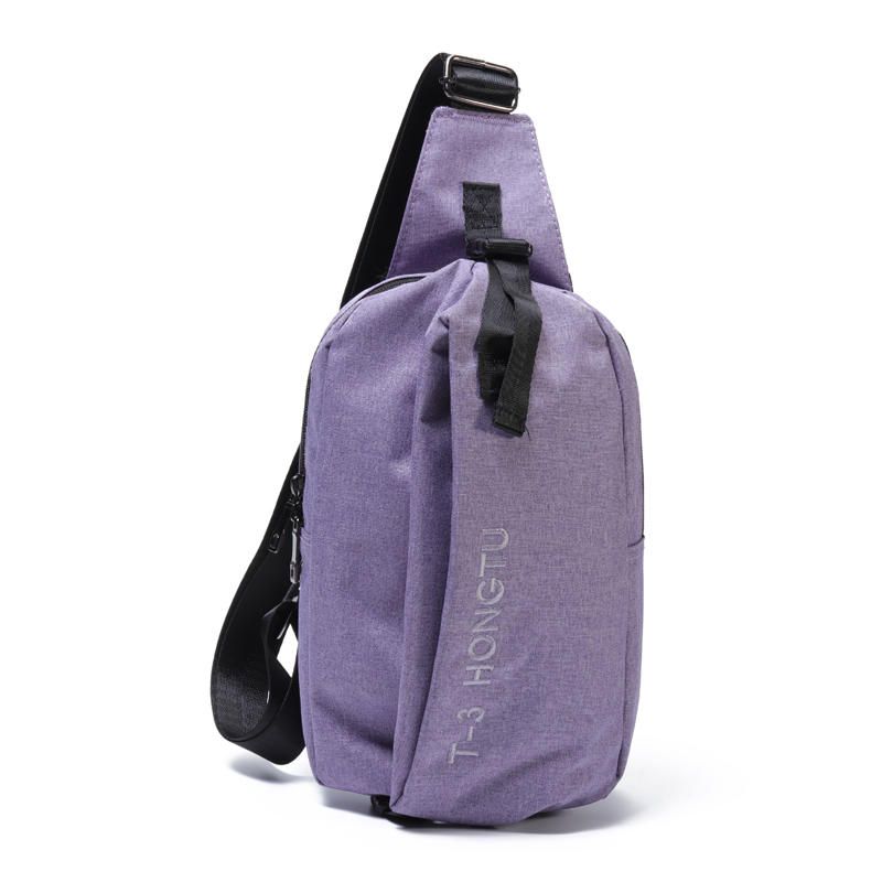 Bolso Bandolera Transpirable Simple Multifuncional Mochila De Gran Capacidad Bolsa De Pecho Para Mujer