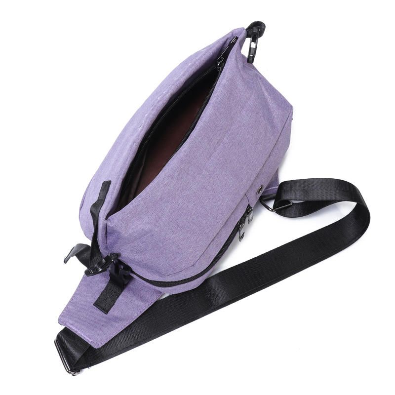 Bolso Bandolera Transpirable Simple Multifuncional Mochila De Gran Capacidad Bolsa De Pecho Para Mujer