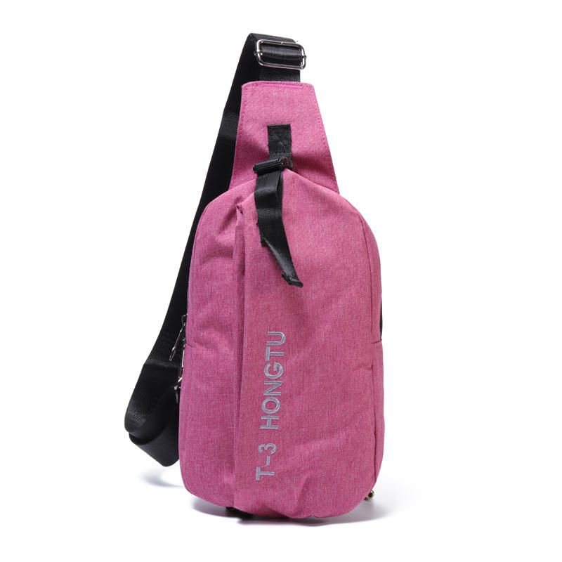 Bolso Bandolera Transpirable Simple Multifuncional Mochila De Gran Capacidad Bolsa De Pecho Para Mujer