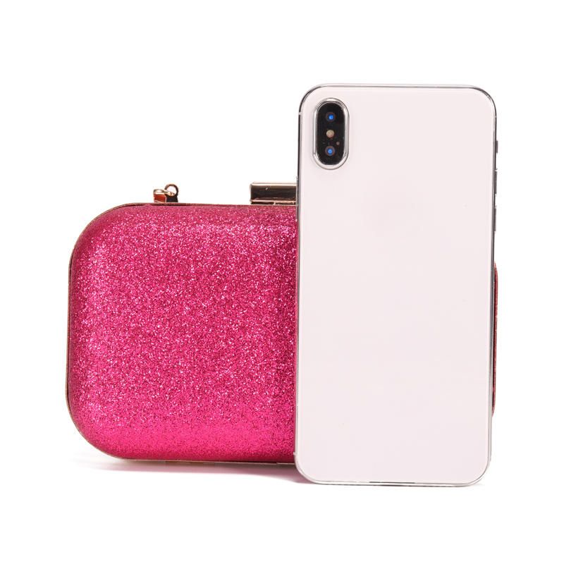 Bolso De Cena Para Mujer Bolso Bandolera De Piel Sintética Mini Bolso Para Teléfono