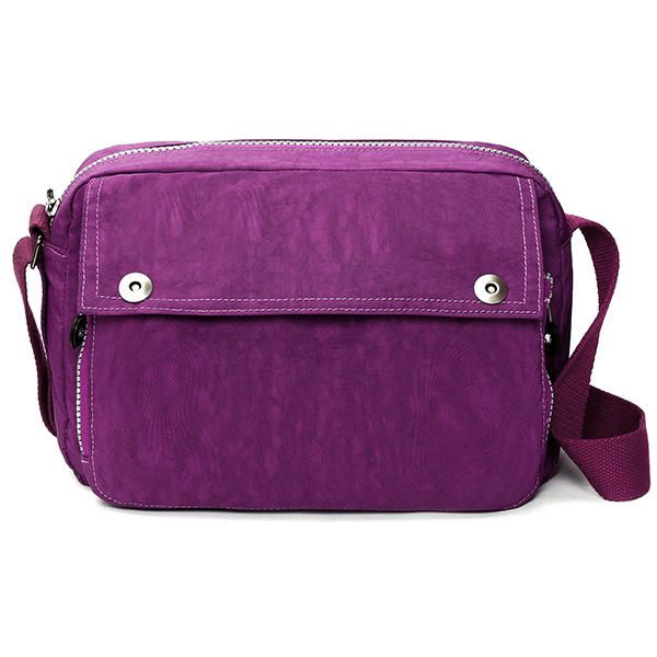 Bolso Funcional Impermeable De Nailon Para Mujer Bolso De Embarque Bolso De Pasaporte Bolso Bandolera