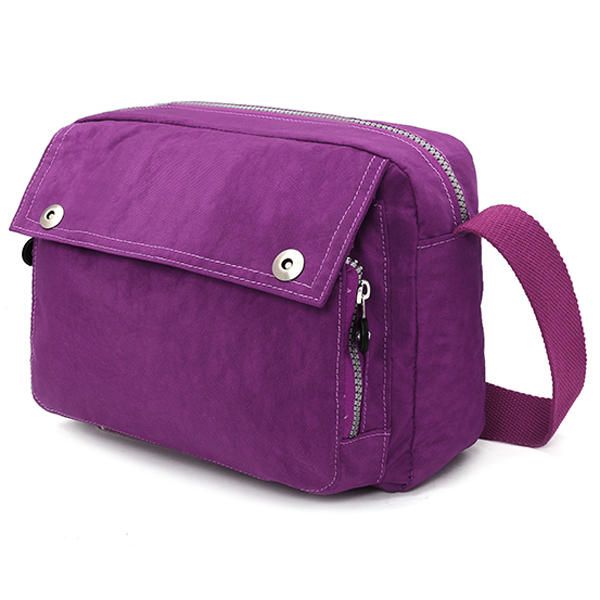 Bolso Funcional Impermeable De Nailon Para Mujer Bolso De Embarque Bolso De Pasaporte Bolso Bandolera