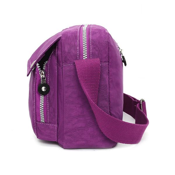 Bolso Funcional Impermeable De Nailon Para Mujer Bolso De Embarque Bolso De Pasaporte Bolso Bandolera