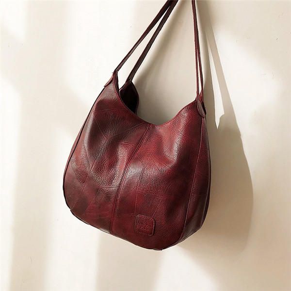 Bolso De Hombro Casual Multicapa Para Mujer Bolso Sólido Con Edredón