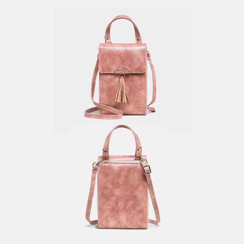 Bolso De Hombro Con Borla De Moda Para Mujer Bolso De Hombro Bolso Para Teléfono