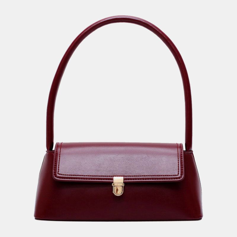 Bolso De Hombro Informal Sólido Para Mujer