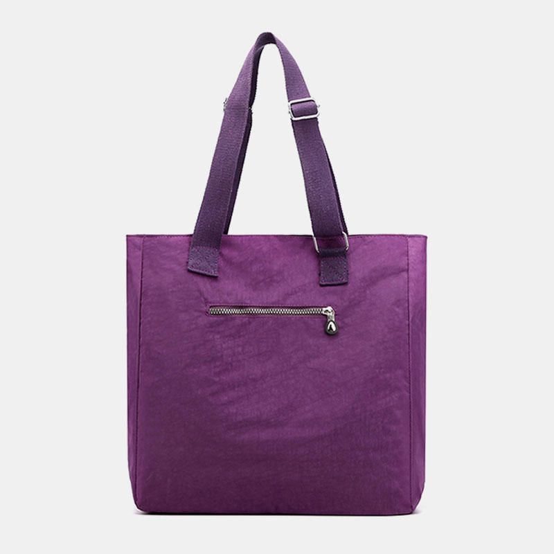 Bolso De Hombro Ligero De Gran Capacidad Para Mujer Con Correa Ajustable