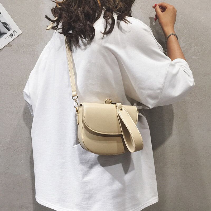 Bolso De Hombro Liso Con Forma Irregular Para Mujer