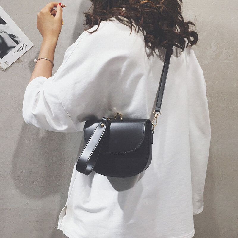 Bolso De Hombro Liso Con Forma Irregular Para Mujer