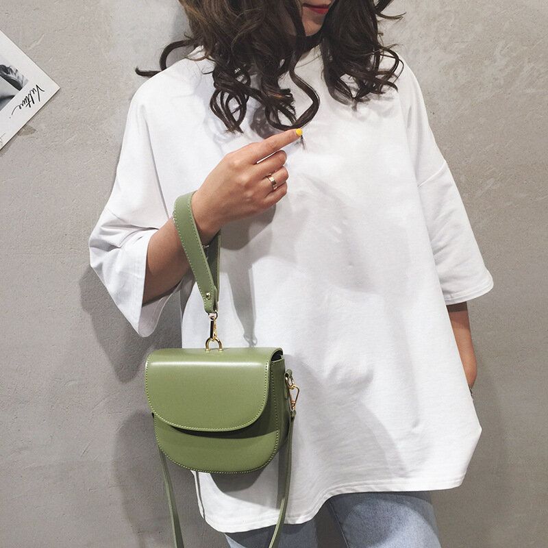 Bolso De Hombro Liso Con Forma Irregular Para Mujer