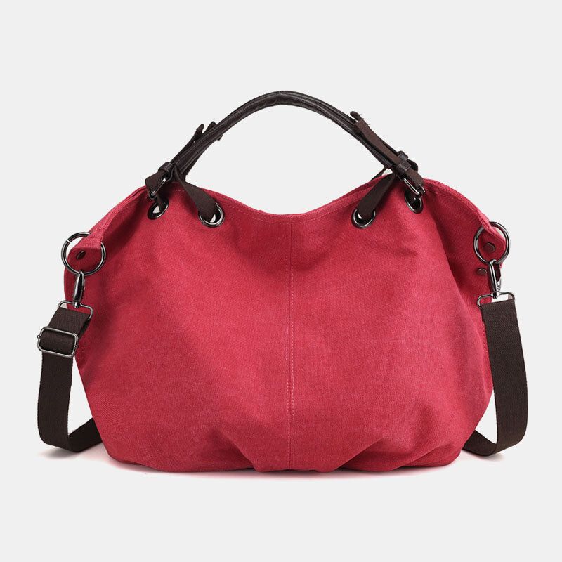 Bolso De Hombro De Lona Vintage Para Mujer Para Exteriores