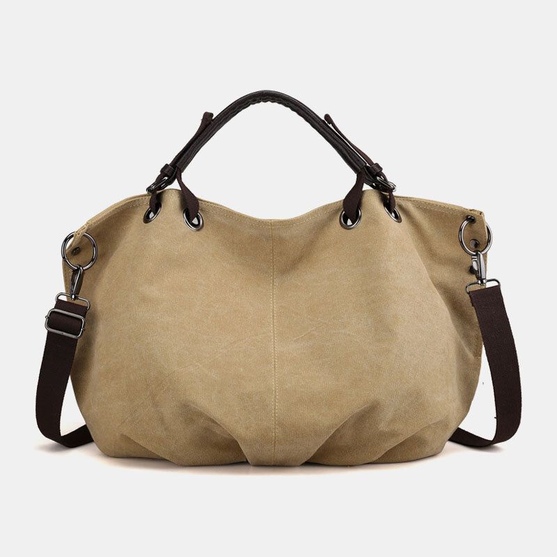 Bolso De Hombro De Lona Vintage Para Mujer Para Exteriores