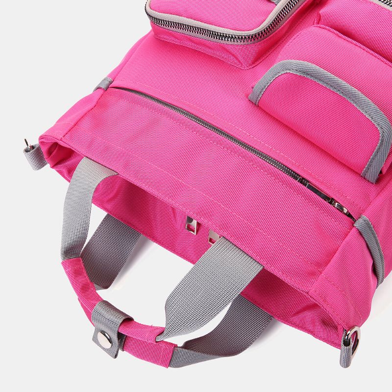 Bolso De Hombro Multibolsillos Impermeable De Gran Capacidad Para Mujer