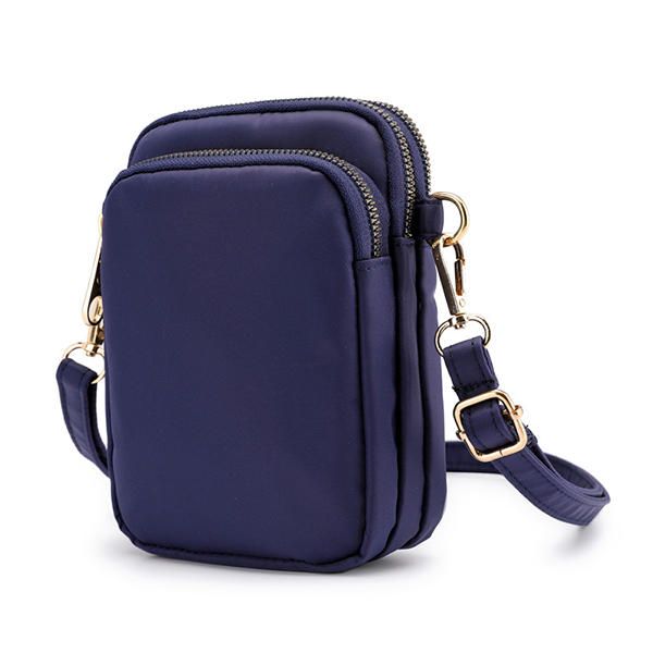 Bolso Impermeable Para Teléfono Para Mujer Bolso Bandolera De Nailon Para Cintura