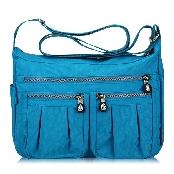 Bolso Ligero De Nailon Para Mujer Bolso Bandolera Informal Al Aire Libre Impermeable Bolso Bandolera