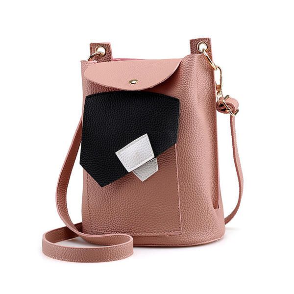 Bolso Lindo Del Teléfono Del Cuero De La Pu De Las Mujeres Mini Bolso Bandolera De Moda