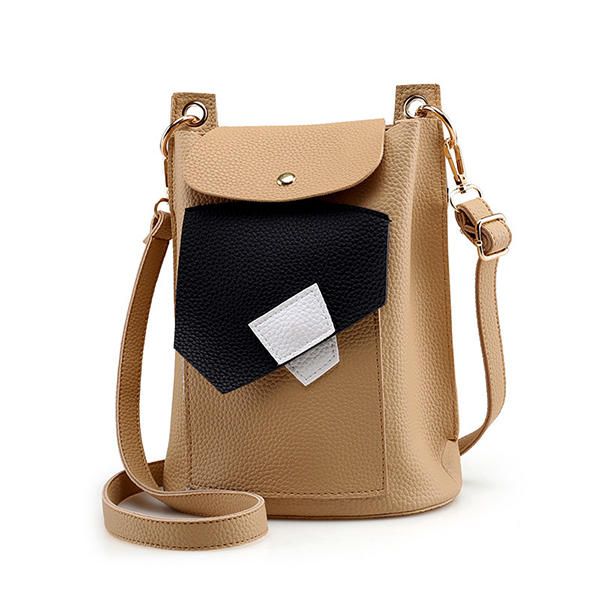 Bolso Lindo Del Teléfono Del Cuero De La Pu De Las Mujeres Mini Bolso Bandolera De Moda