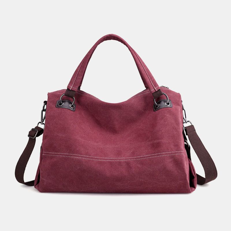 Bolso De Lona Casual Para Mujer Bolso Bandolera Multiusos