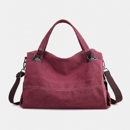 Bolso De Lona Casual Para Mujer Bolso Bandolera Multiusos