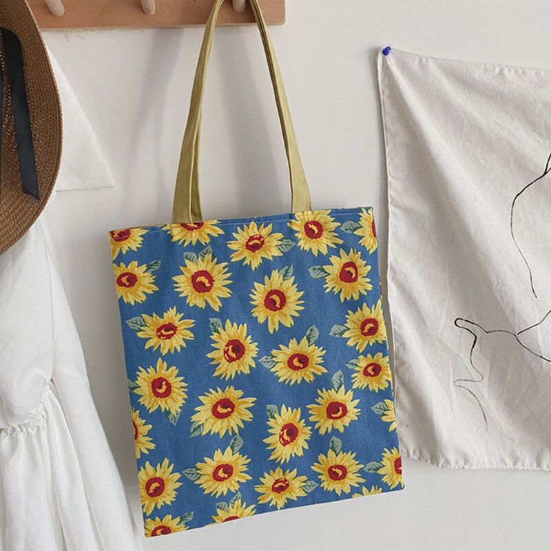 Bolso De Mano Con Estampado De Margaritas Punteadas Para Mujer Bolso Bandolera