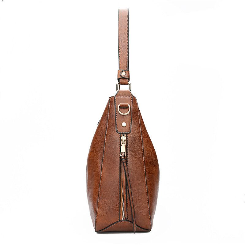 Bolso De Mano De Gran Capacidad Para Mujer Bolso De Mano De Cuero Pu Hnadbag