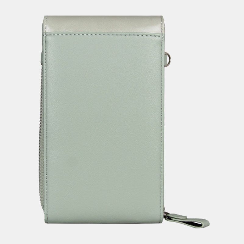 Bolso Para Teléfono Con 8 Ranuras Para Tarjetas Para Mujer Bolso Bandolera Sólido Bolso Bandolera