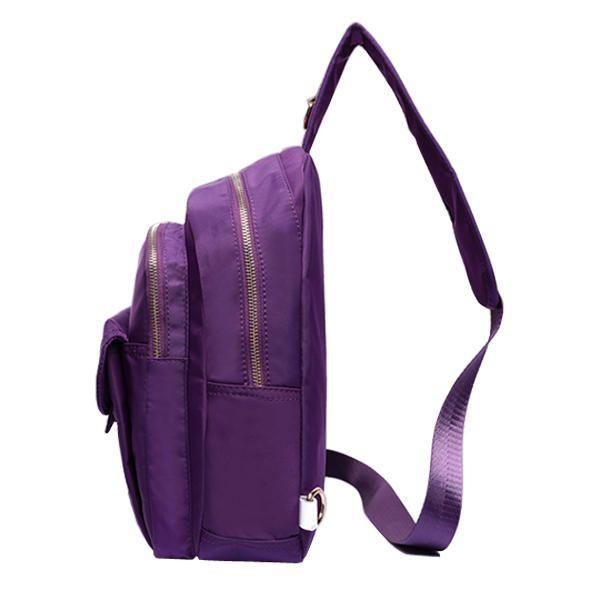 Bolso De Pecho Impermeable De Nailon Para Mujer De Gran Capacidad Bolso Bandolera Al Aire Libre