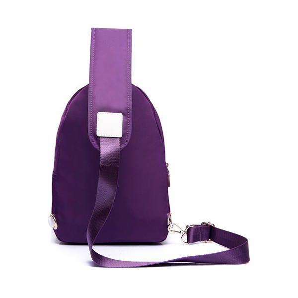 Bolso De Pecho Impermeable De Nailon Para Mujer De Gran Capacidad Bolso Bandolera Al Aire Libre