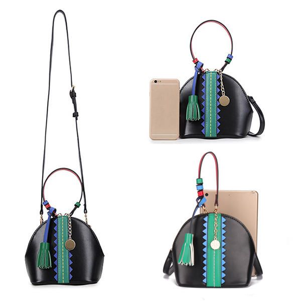 Bolso Retro Con Borlas Para Mujer