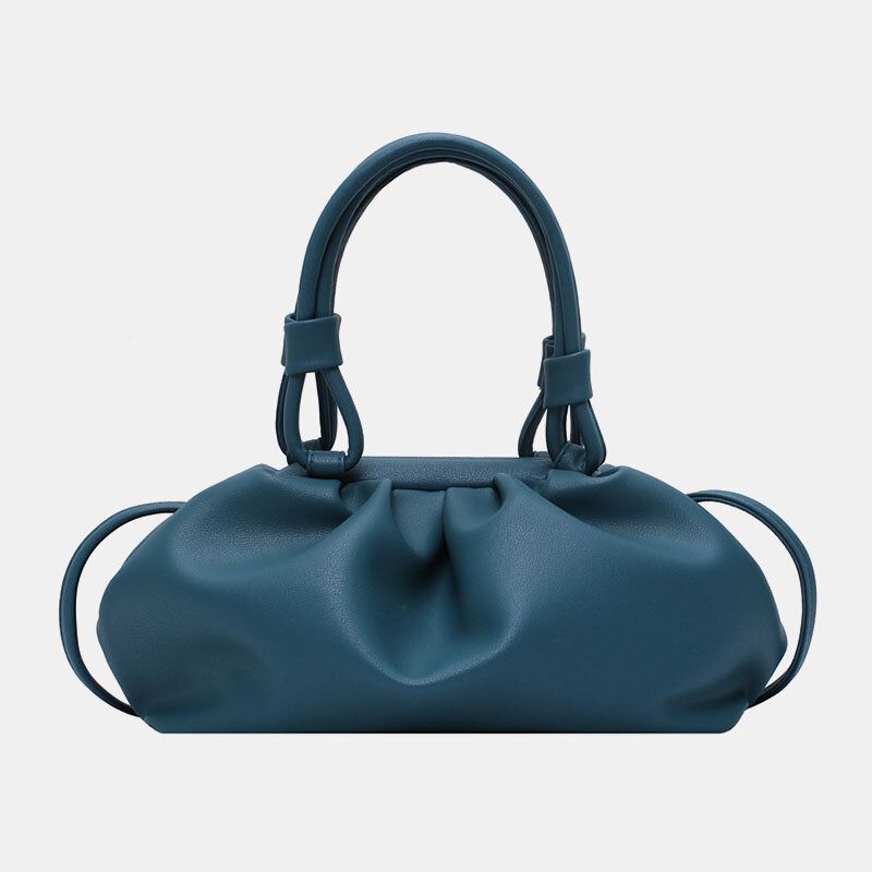 Bolso Sólido Para Mujer Bolso Bandolera De Moda Bolso De Mano Bolso De Bola De Masa Bolso Para Mujer