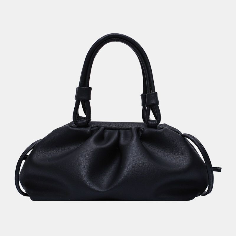 Bolso Sólido Para Mujer Bolso Bandolera De Moda Bolso De Mano Bolso De Bola De Masa Bolso Para Mujer