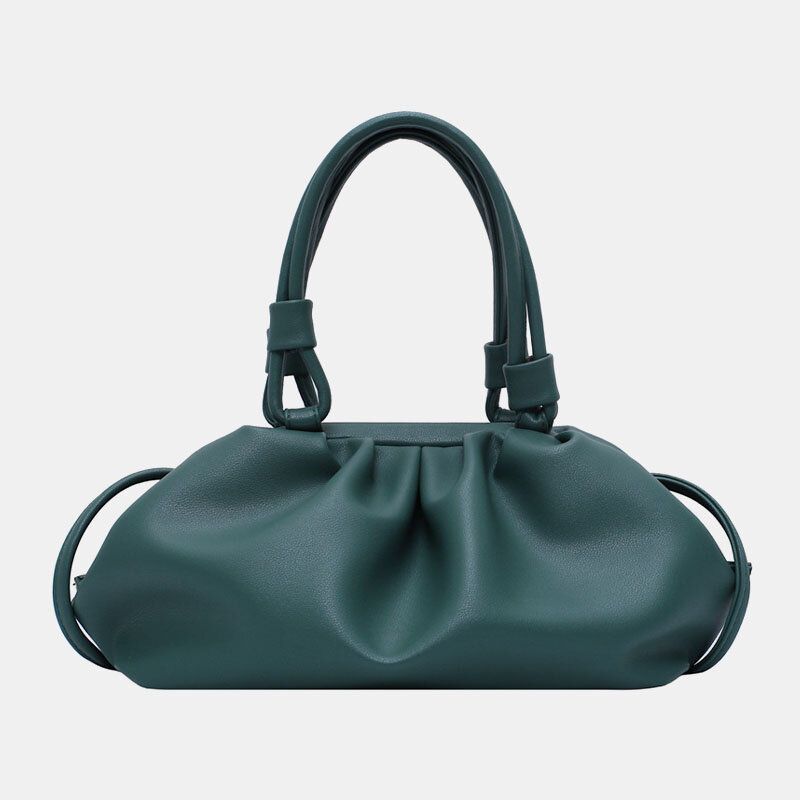 Bolso Sólido Para Mujer Bolso Bandolera De Moda Bolso De Mano Bolso De Bola De Masa Bolso Para Mujer