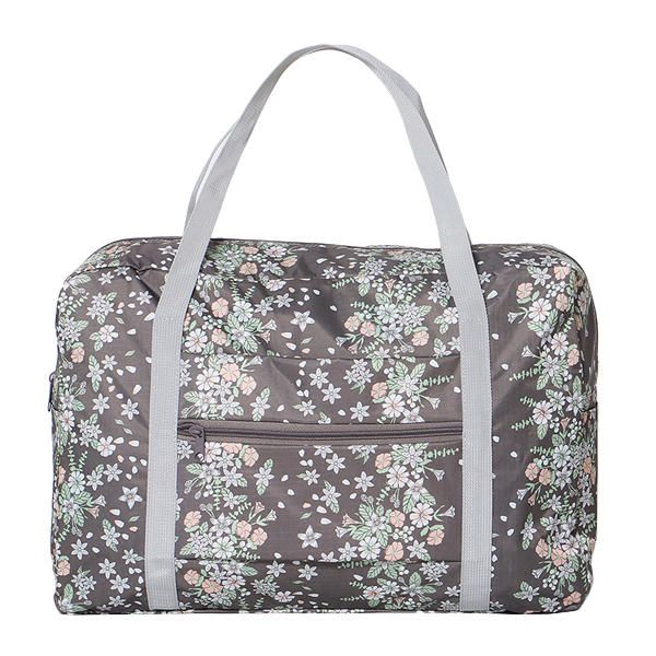 Bolso De Viaje De Nailon Con Flores Pequeñas Para Mujer Bolso De Lona Floral Bolso De Equipaje Bolso De Mano