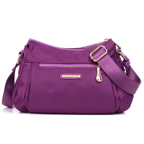 Bolsos De Bandolera Duraderos Casuales De Nailon Para Mujer Bolsos De Hombro Impermeables