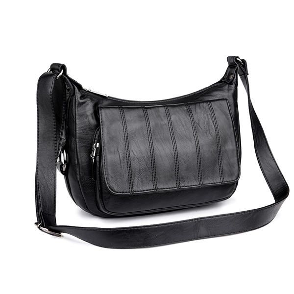 Bolsos De Bandolera De Ocio De Cuero Suave Para Mujer Bolsos De Hombreajero