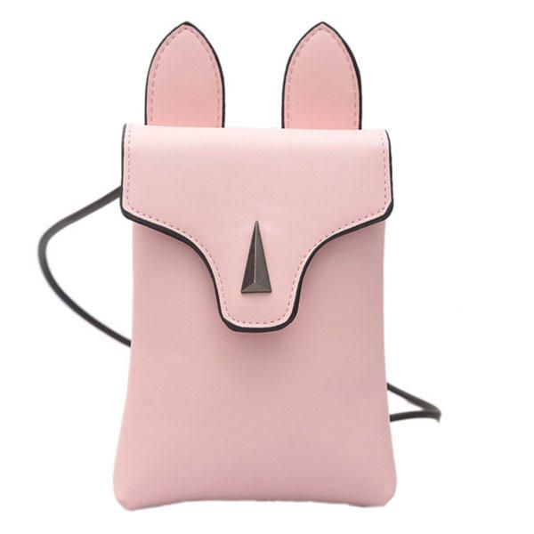 Bolsos De Hombro De Gato Lindo Para Mujer Mini Bolsos Cruzados De Animales Para Niñas Monedero Para Teléfono De 5.5 Pulgada Para Iphone 7p