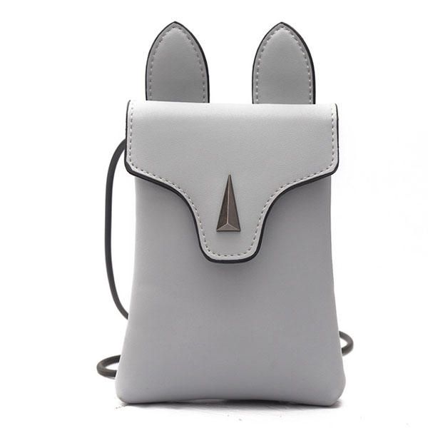 Bolsos De Hombro De Gato Lindo Para Mujer Mini Bolsos Cruzados De Animales Para Niñas Monedero Para Teléfono De 5.5 Pulgada Para Iphone 7p