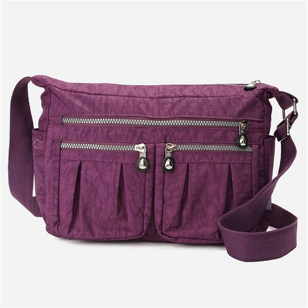 Bolsos Ligeros De Nailon Para Mujer Bolsos Al Aire Libre Casuales Bolsos De Hombro Impermeables Bolsos Cruzados