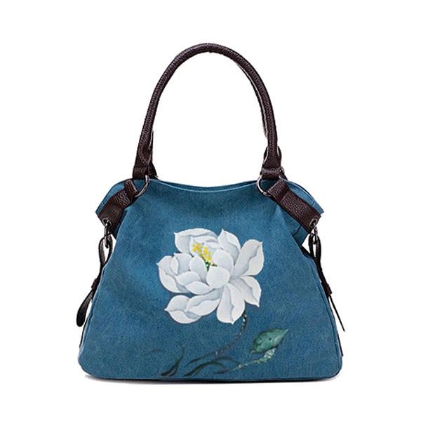 Bolsos De Lotus Pintados A Mano Bolsos Chinos Antiguos