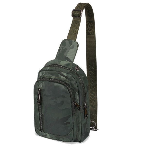 Bolsos De Pecho De Camuflaje De Viaje De Nailon Para Mujer Bolsos De Hombro Casuales Bolsos Cruzados Ligeros Para Exteriores