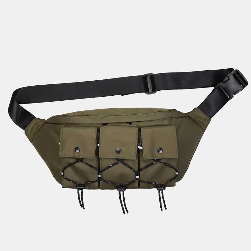 Hombres Mujeres Moda Bolso Bandolera Ligero Multibolsillos Bolso Bandolera