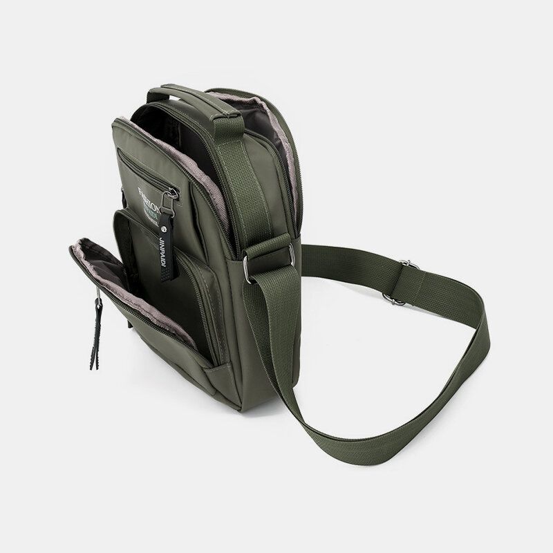 Hombres Oxford Cloth Multibolsillos Gran Capacidad Multicapas Bolso Bandolera Impermeable Bolso Bandolera